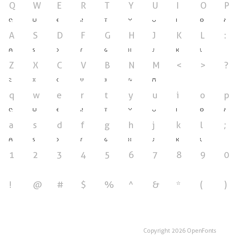 Character Map of essedicom essedicom