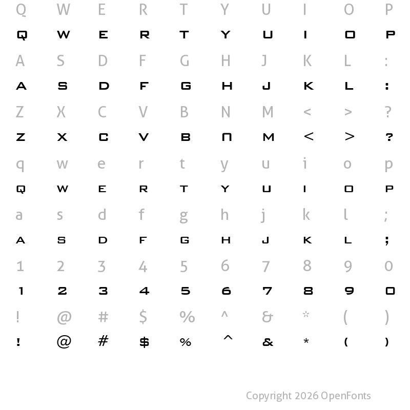 Character Map of Event Horizon Medium
