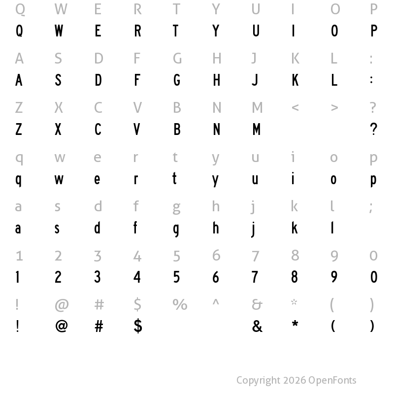 Character Map of FHWASeriesBC2021 plus50