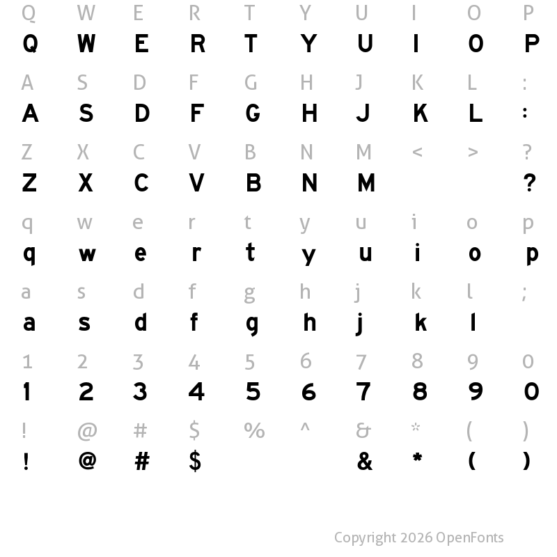 Character Map of FHWASeriesEmod2020 plus50