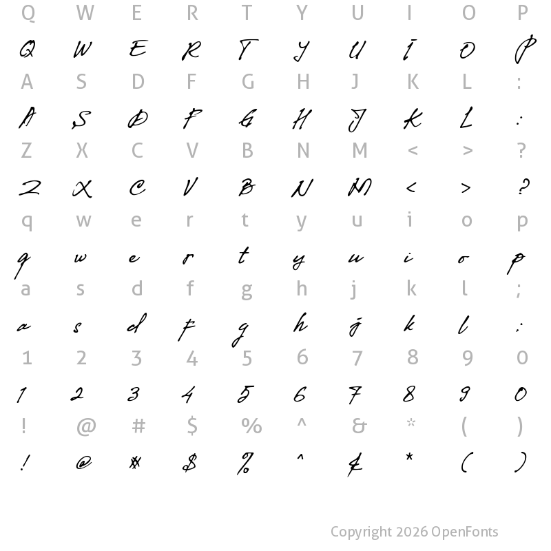 Character Map of Fibonaccy Journey Regular