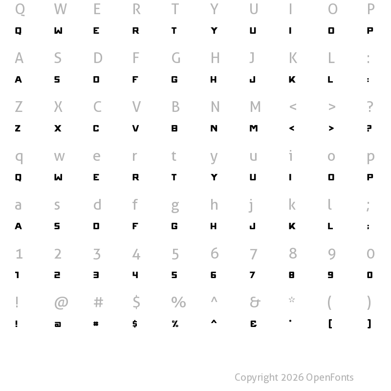 Character Map of Finlikless Regular