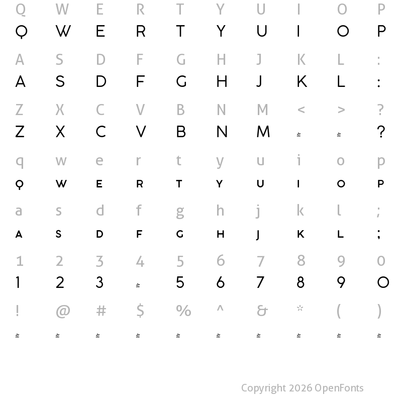 Character Map of FONTSPRING DEMO - Coco Gothic Small Caps Regular