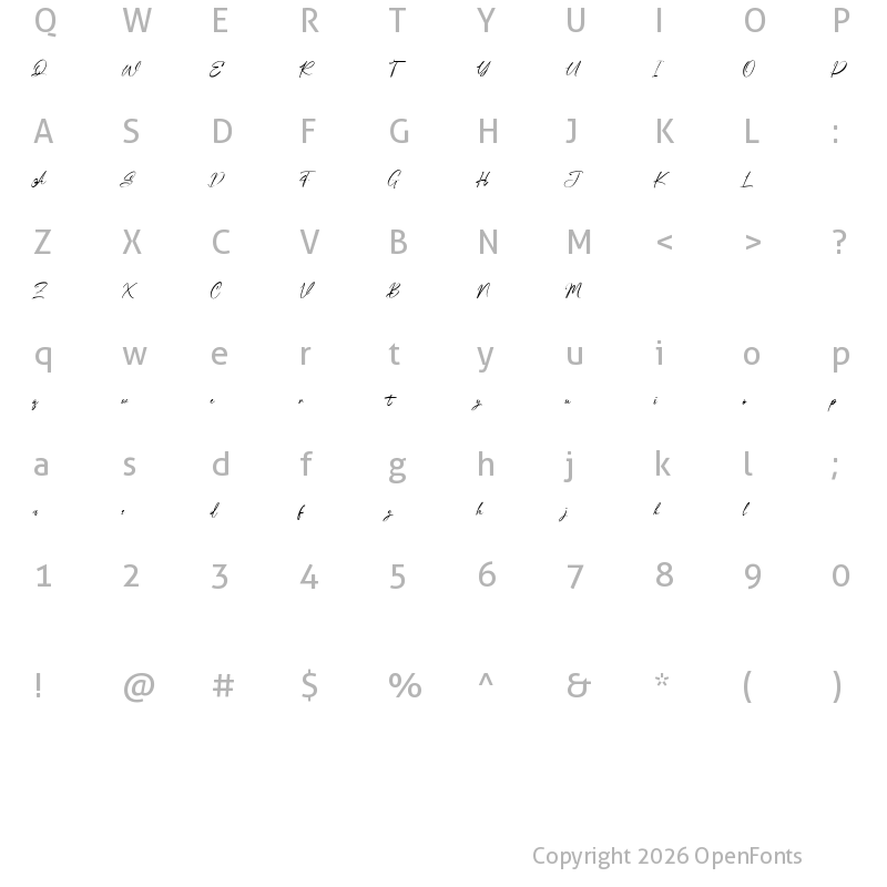 Character Map of Frankfruits Free Regular