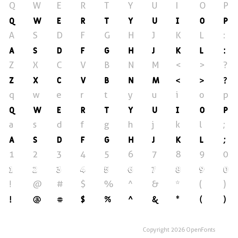 Character Map of Fulbo Champagne