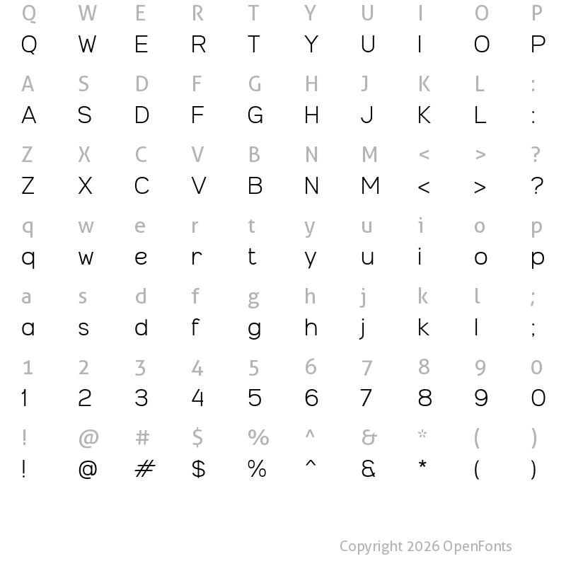 Character Map of g Gerhana Matahari Regular