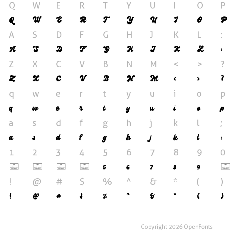 Character Map of Galactic Regular