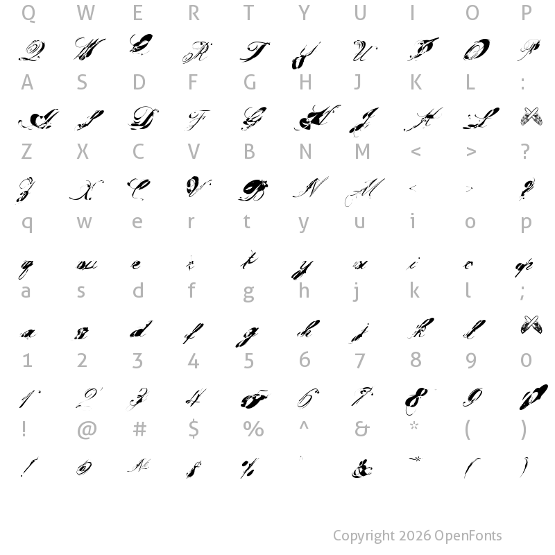 Character Map of garglenutz recur51ve