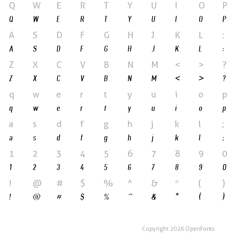 Character Map of Give A Hoot DPExtObl
