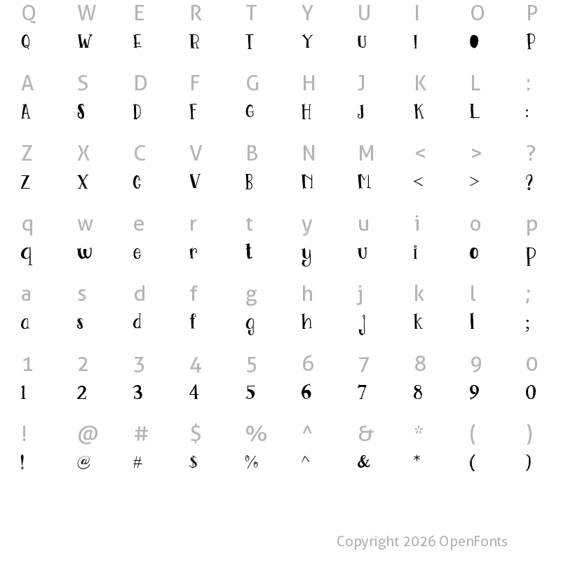 Character Map of Go Doodling Font Go doodling