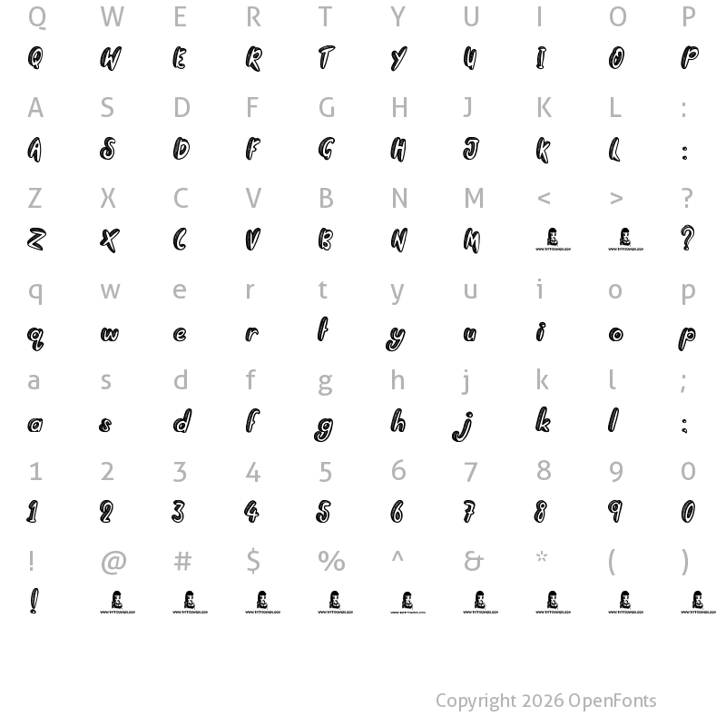 Character Map of Going Rogue Regular
