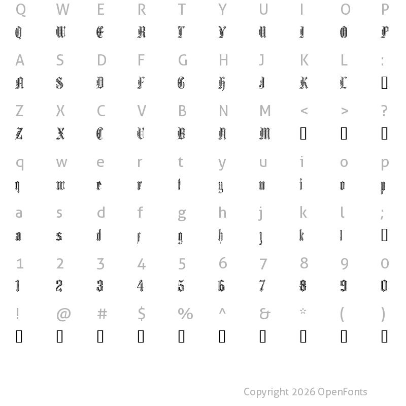 Character Map of Grafik Text Regular
