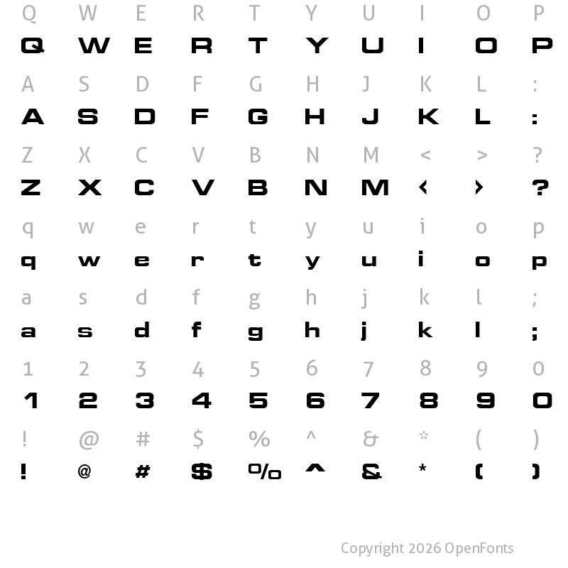 Character Map of Grammara Normal