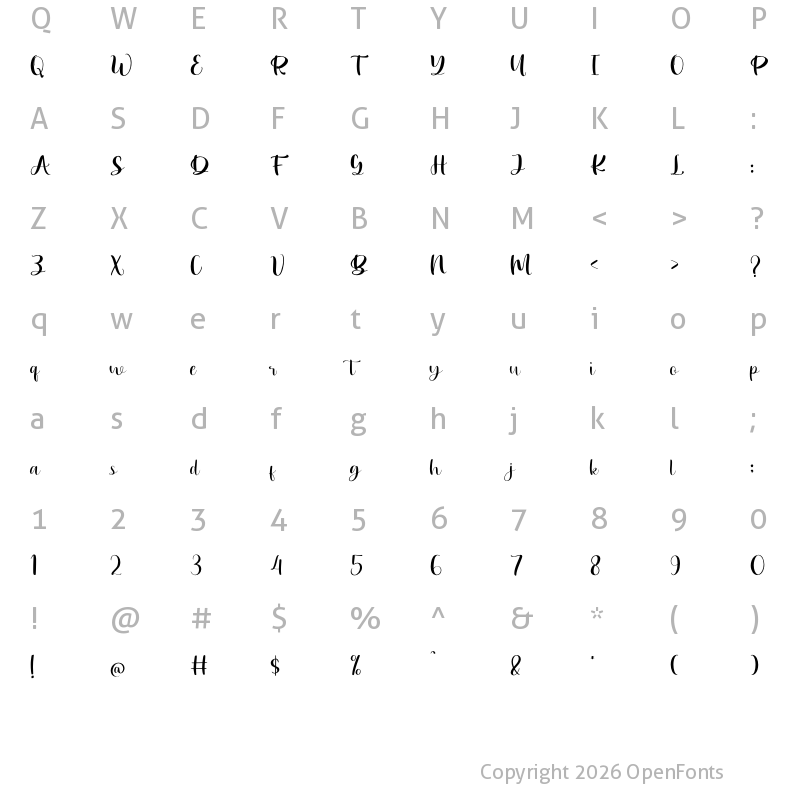 Character Map of Haleeza Demo