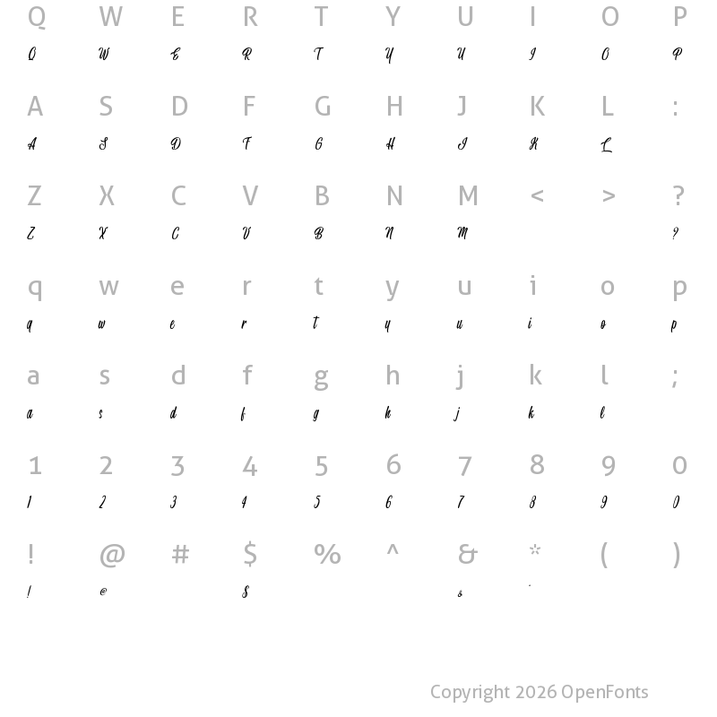 Character Map of Handsome Boss - Personal Use Regular