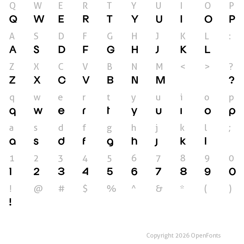 Character Map of Hanno Test Regular