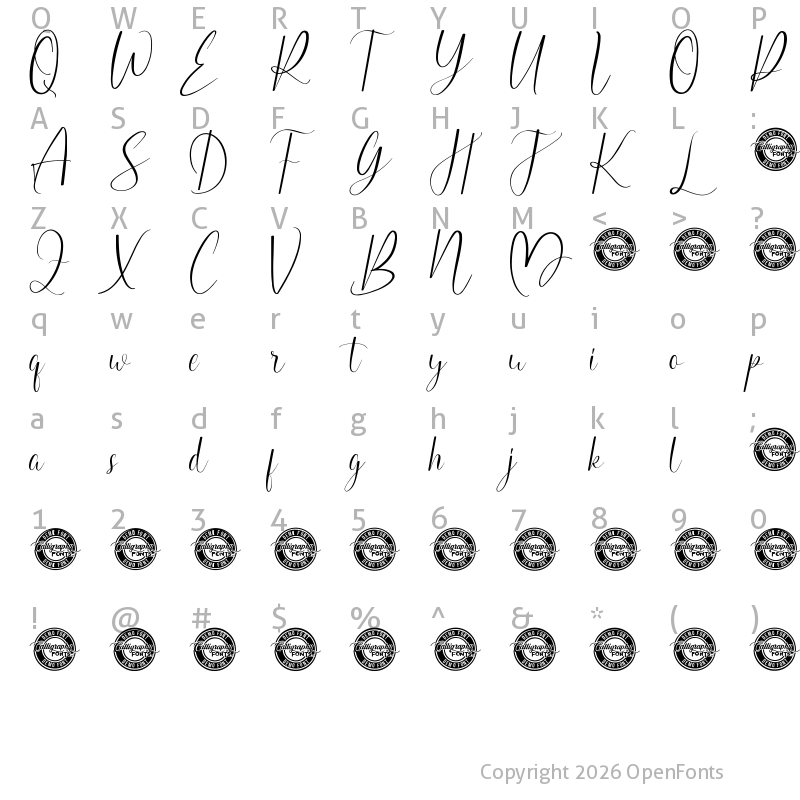 Character Map of Happy Married Demo Script