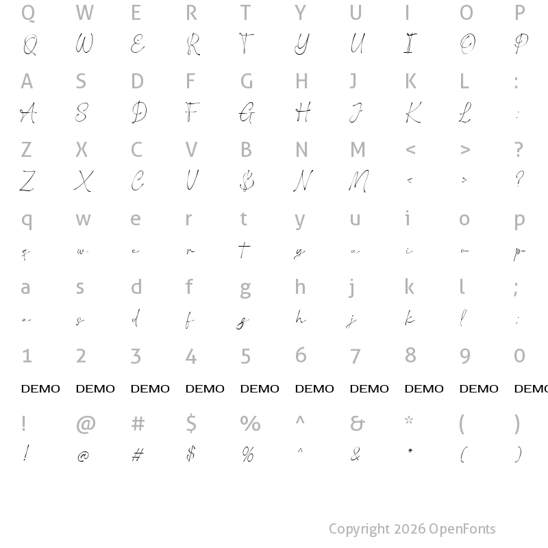 Character Map of Harmony Strikingly Regular