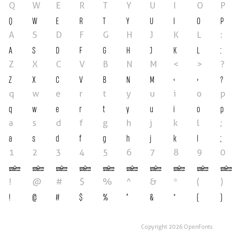 Character Map of Heading Now Trial 43 Book