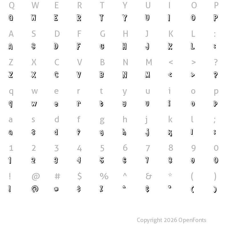 Character Map of House Easter Shadow Shadow