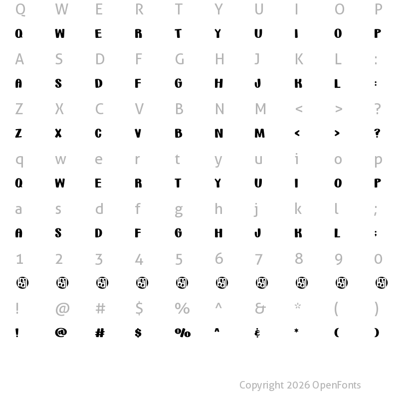 Character Map of Huggable Hedgehogs Demo Regular