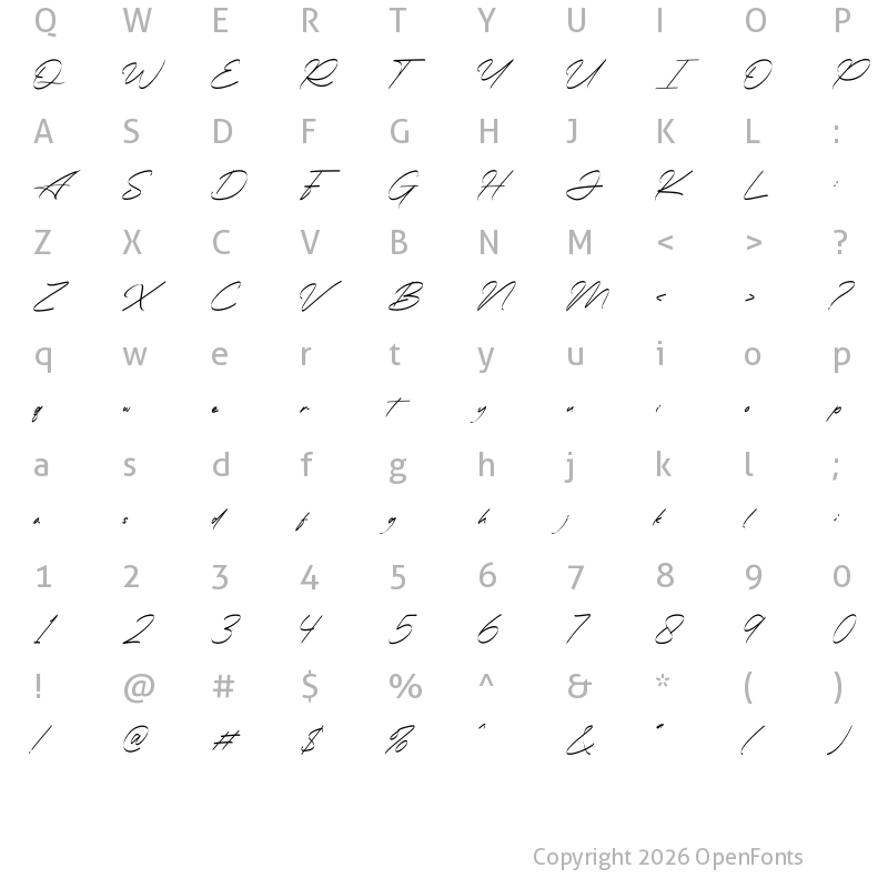 Character Map of Huntberg Regular