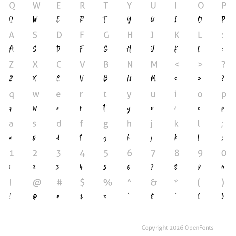 Character Map of Hunters Alternates