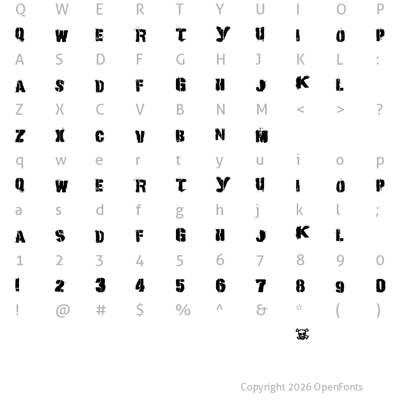 Character Map of If Regular