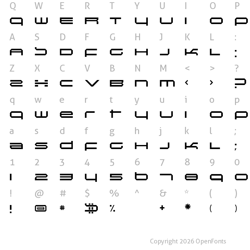 Character Map of Induction Regular