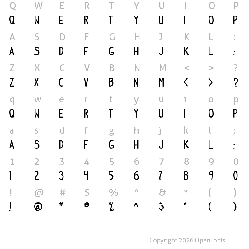 Character Map of indy pimp Bold