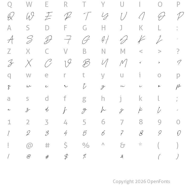 Character Map of Istanbul Arena Italic - Persona Regular