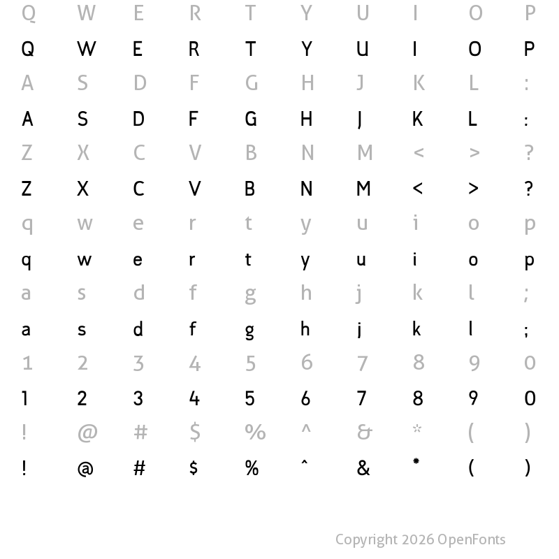 Character Map of jaune d'oeuf Bold