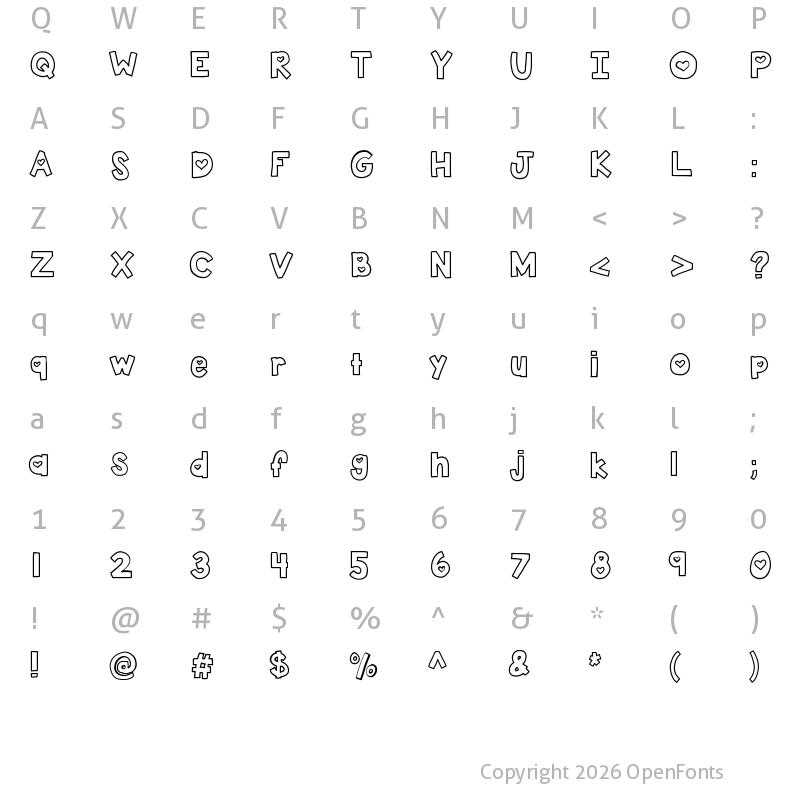 Character Map of KBTwoLovers Medium