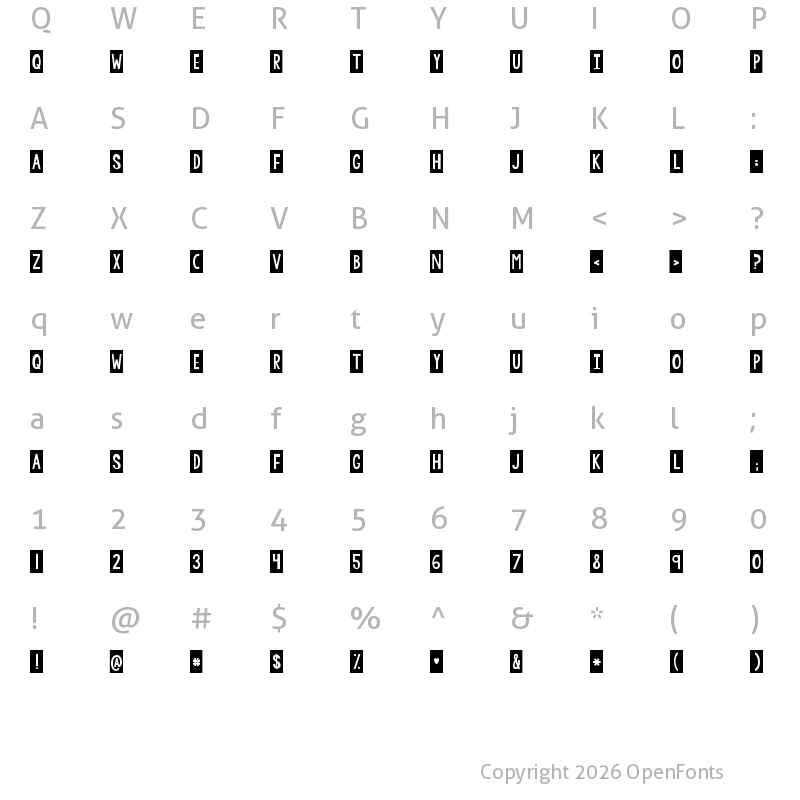 Character Map of KG Defying Gravity Regular