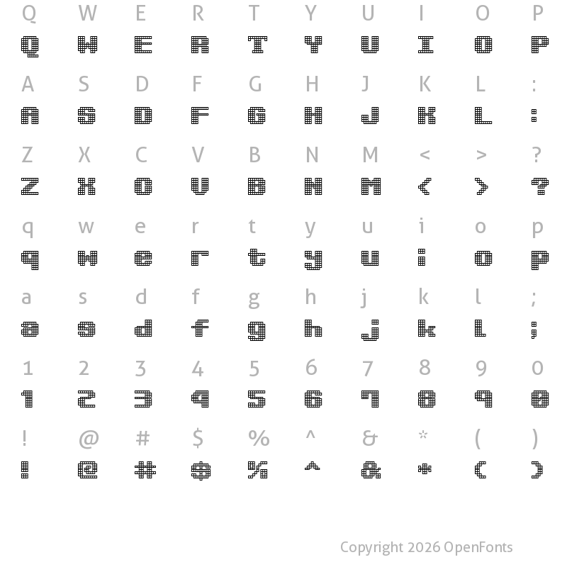 Character Map of kimidori mugcup Regular