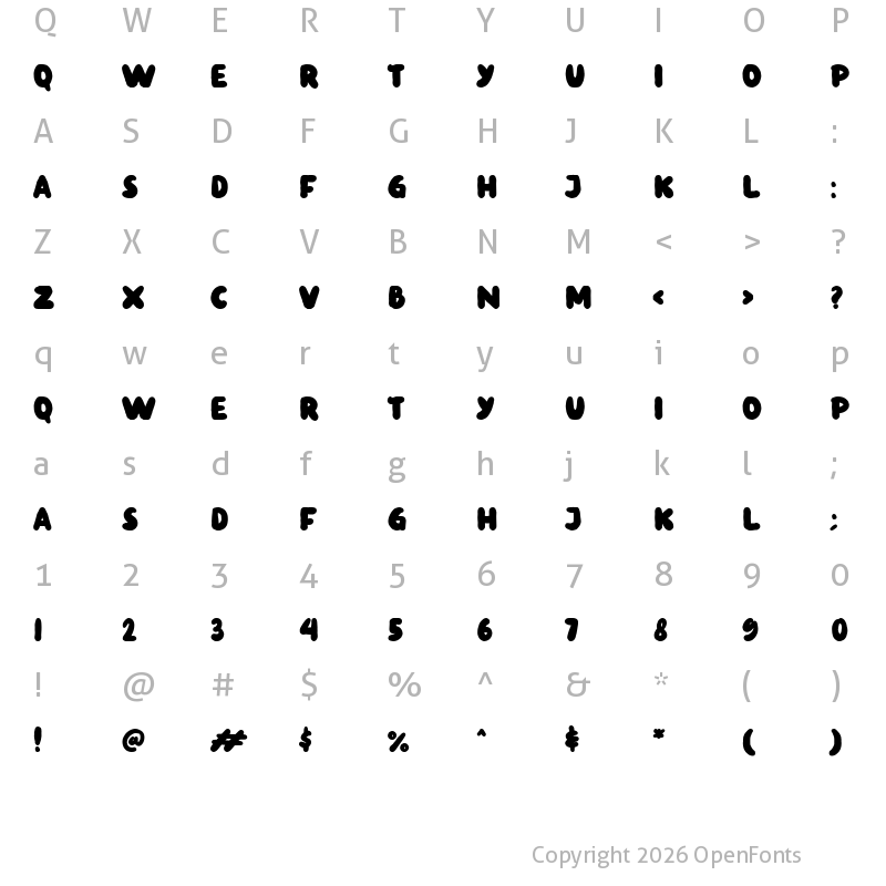 Character Map of Kind Hearted Regular