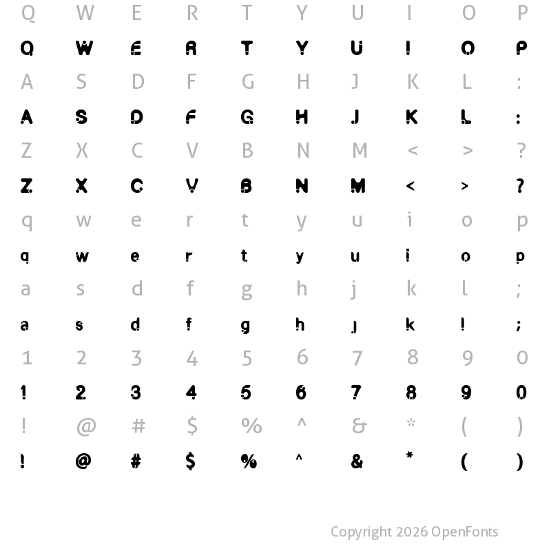 Character Map of Linked Regular