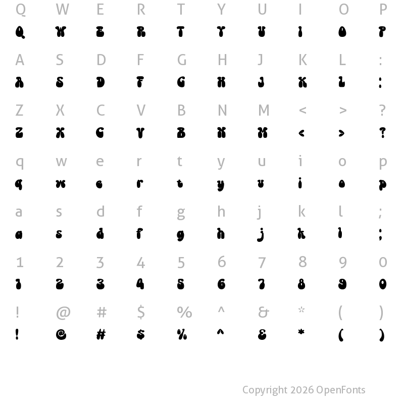 Character Map of Lost Sagas Regular