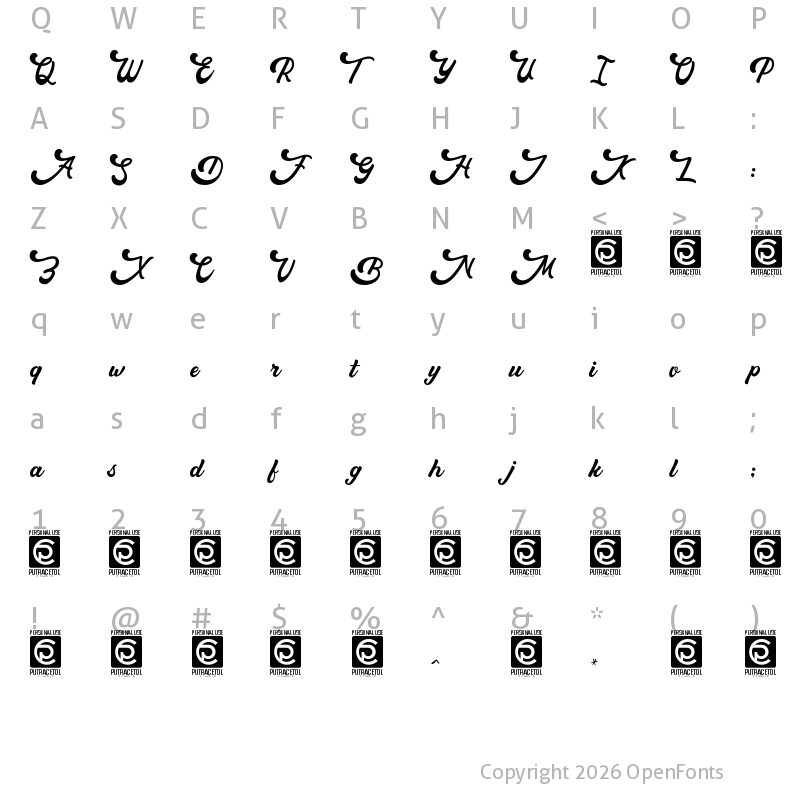 Character Map of Macrosty Regular