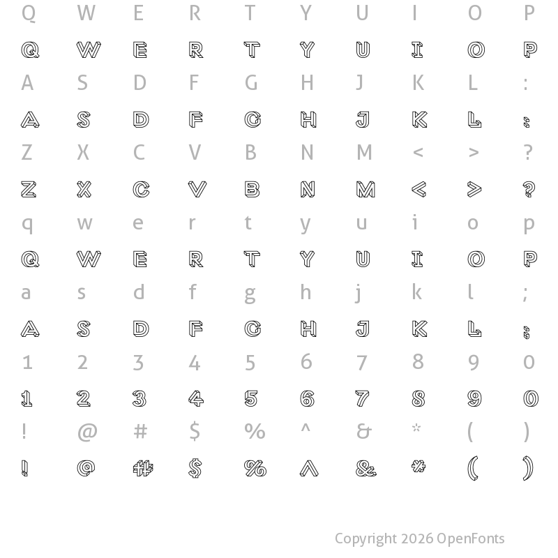 Character Map of Macula Line