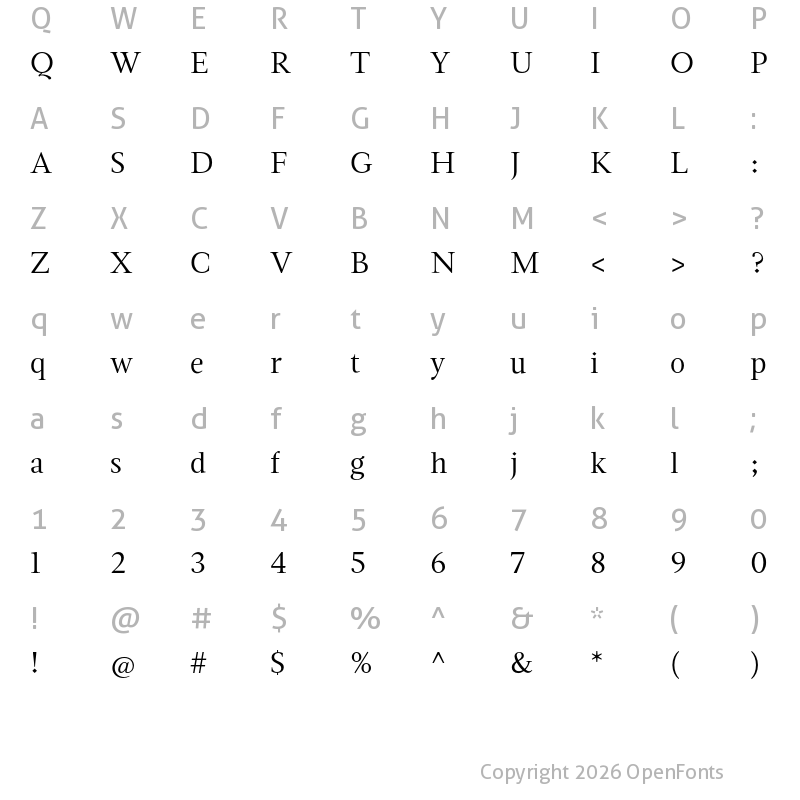 Character Map of Magneta Book