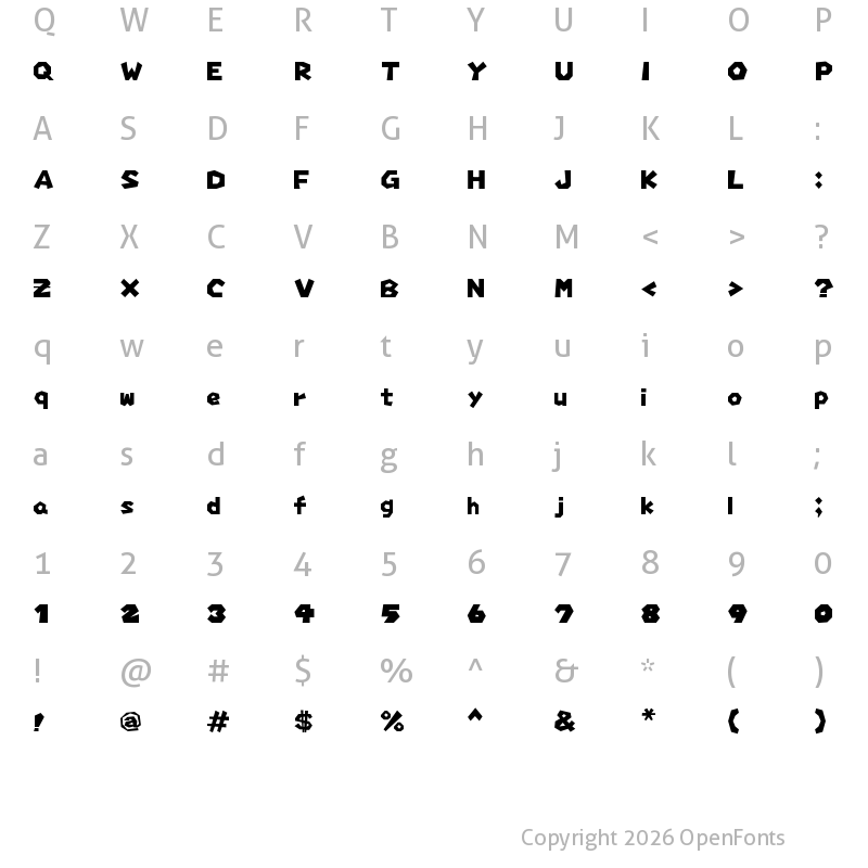 Character Map of Mario Party Hudson Regular