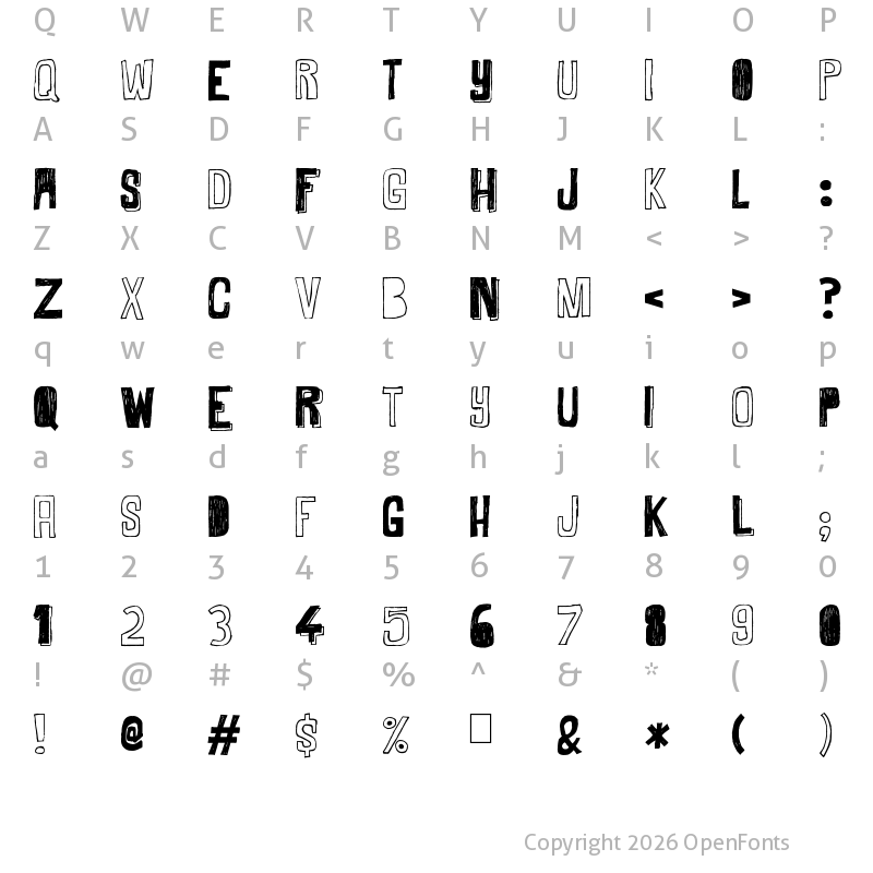 Character Map of Maybe Maybe Not Regular