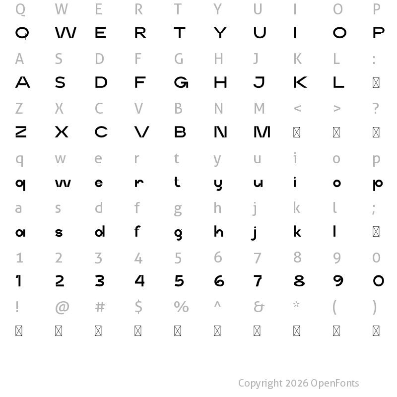 Character Map of Middle Name Regular