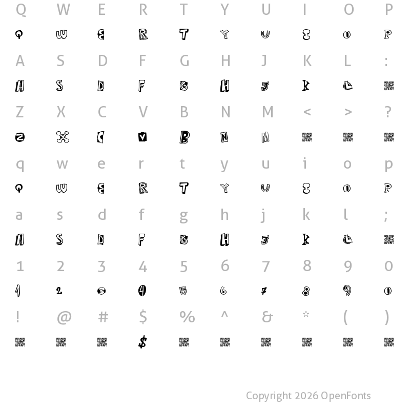 Character Map of MixedThirty Regular
