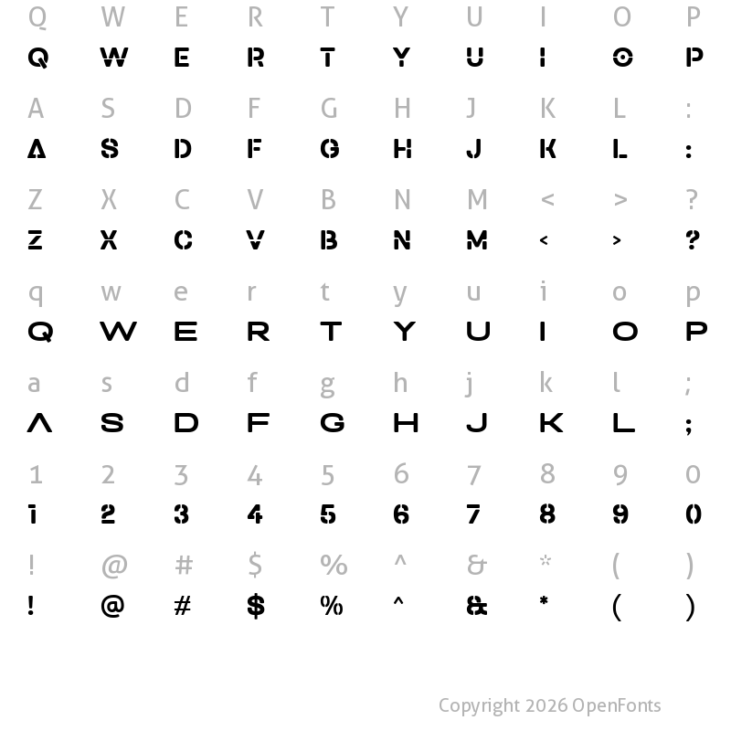 Character Map of Moran Demo
