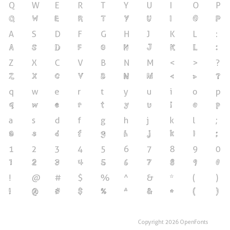 Character Map of Nerd plus Dork=Nork Medium