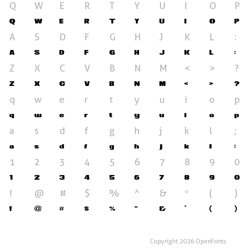Character Map of News of the World Wide