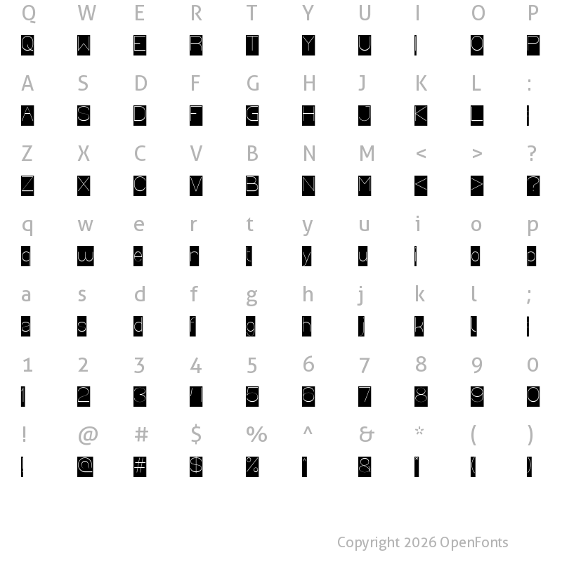 Character Map of Optical Fiber-Inverse Regular