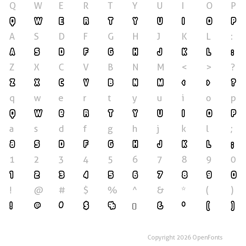 Character Map of Overload Burn